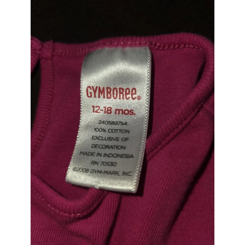 Gymboree all about buttons bunny dress size 12 18 months